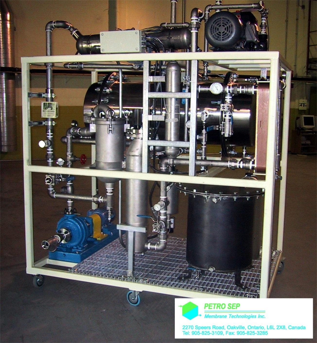 VOC-SEP pervaporation and vapor permeation membrane modules.