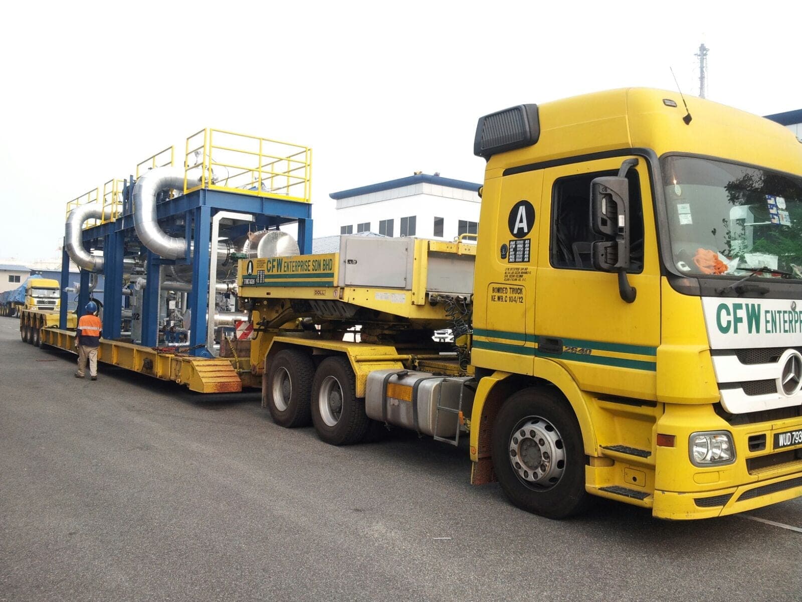 Containerized mobile treatment unit from the Rhode Island project.